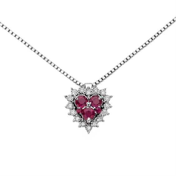 Collana Donna Oro Donna Luce in Oro Rubino 0.47 Ct DHPR9130.004 - DHPR9130.004